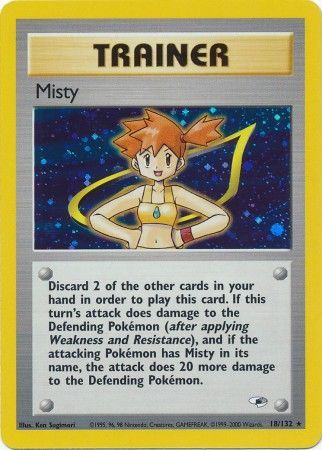 Misty (18/132) [Gym Heroes Unlimited] | Amazing Games TCG