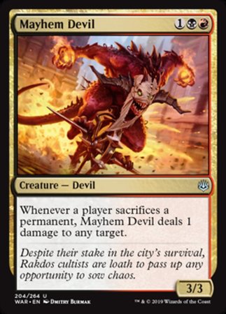 Mayhem Devil [War of the Spark] | Amazing Games TCG