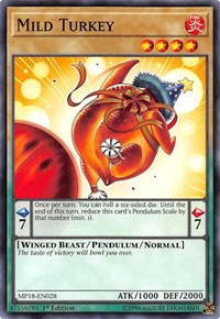 Mild Turkey [2018 Mega-Tins Mega Pack] [MP18-EN028] | Amazing Games TCG