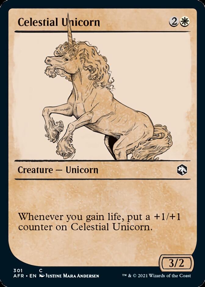 Celestial Unicorn (Showcase) [Dungeons & Dragons: Adventures in the Forgotten Realms] | Amazing Games TCG