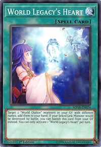 World Legacy's Heart [2018 Mega-Tins Mega Pack] [MP18-EN074] | Amazing Games TCG