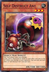 Self-Destruct Ant [2018 Mega-Tins Mega Pack] [MP18-EN124] | Amazing Games TCG