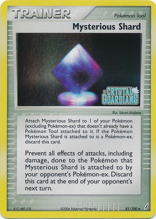 Mysterious Shard (81/100) (Stamped) [EX: Crystal Guardians] | Amazing Games TCG