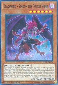 Blackwing - Simoon the Poison Wind [Legendary Duelists: White Dragon Abyss] [LED3-EN024] | Amazing Games TCG