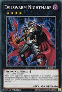 Evilswarm Nightmare [Legendary Hero Decks] [LEHD-ENC35] | Amazing Games TCG