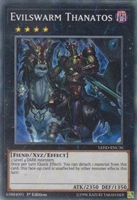 Evilswarm Thanatos [Legendary Hero Decks] [LEHD-ENC36] | Amazing Games TCG