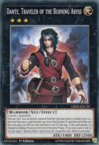 Dante, Traveler of the Burning Abyss [Legendary Hero Decks] [LEHD-ENC39] | Amazing Games TCG