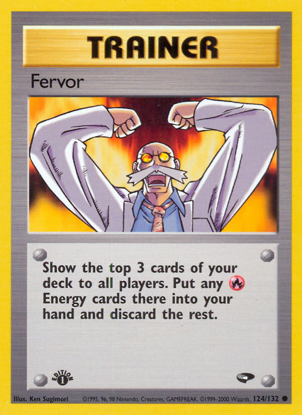 Fervor (124/132) [Gym Challenge 1st Edition] | Amazing Games TCG