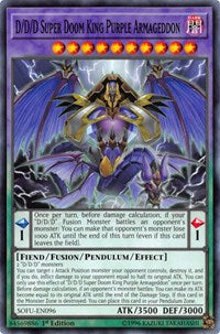 D/D/D Super Doom King Purple Armageddon [Soul Fusion] [SOFU-EN096] | Amazing Games TCG