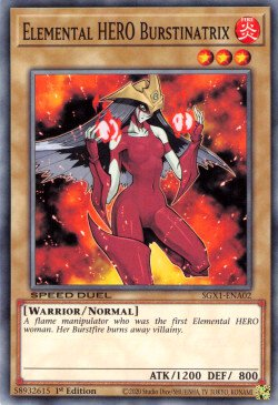 Elemental HERO Burstinatrix [SGX1-ENA02] Common | Amazing Games TCG