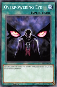 Overpowering Eye [Structure Deck: Zombie Horde] [SR07-EN026] | Amazing Games TCG