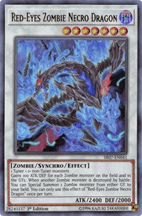 Red-Eyes Zombie Necro Dragon [Structure Deck: Zombie Horde] [SR07-EN041] | Amazing Games TCG