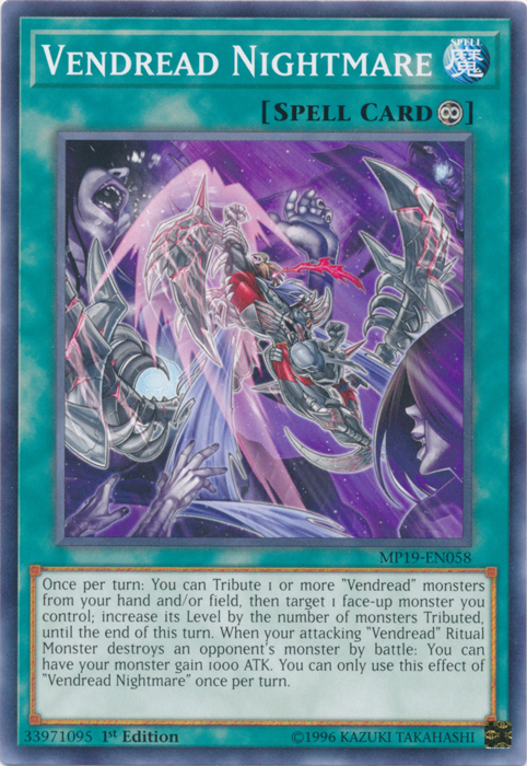 Vendread Nightmare [MP19-EN058] Common | Amazing Games TCG