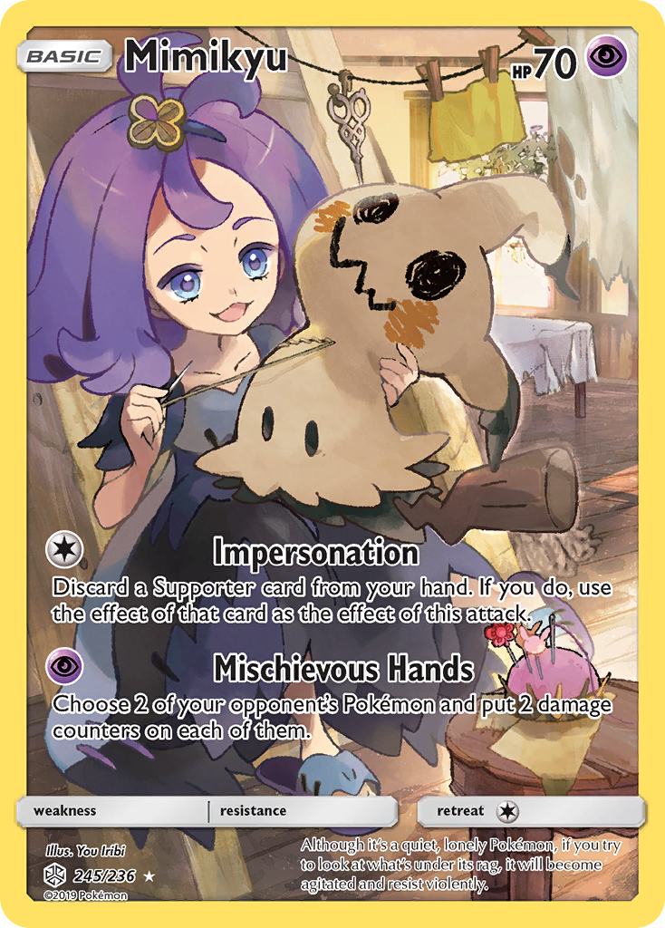 Mimikyu (245/236) [Sun & Moon: Cosmic Eclipse] | Amazing Games TCG