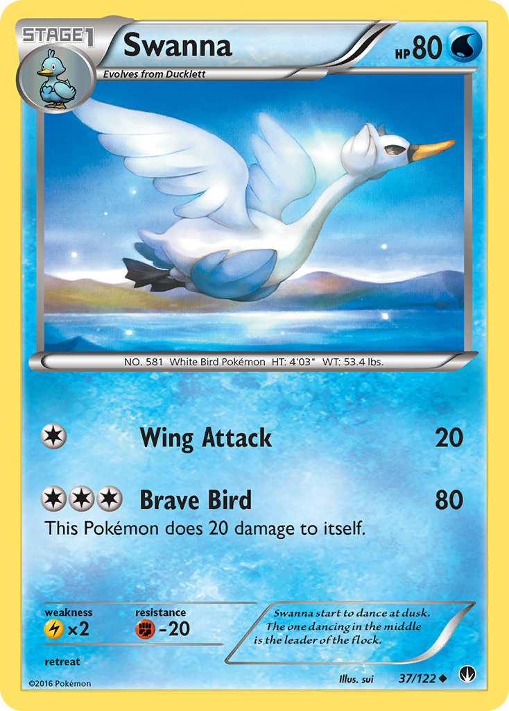 Swanna (37/122) [XY: BREAKpoint] | Amazing Games TCG