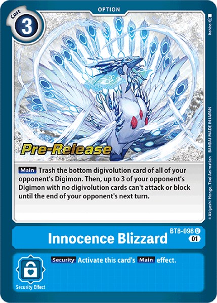 Innocence Blizzard [BT8-098] [New Awakening Pre-Release Cards] | Amazing Games TCG