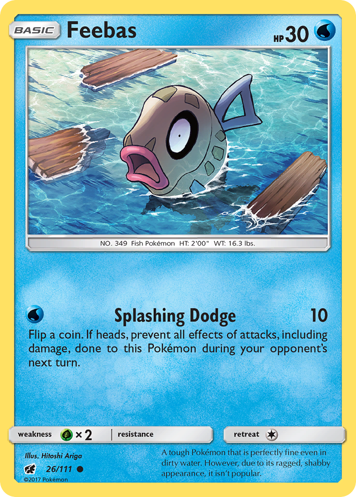 Feebas (26/111) [Sun & Moon: Crimson Invasion] | Amazing Games TCG