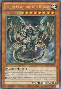 Ancient Gear Gadjiltron Dragon (Oversized) (Machine Madness) [SD10-EN001] Promo | Amazing Games TCG