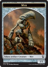 Myr (023) // Thopter (025) Double-sided Token [Commander 2018 Tokens] | Amazing Games TCG