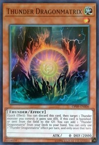 Thunder Dragonmatrix [OTS Tournament Pack 9] [OP09-EN006] | Amazing Games TCG