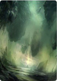 Swamp 1 Art Card [Zendikar Rising Art Series] | Amazing Games TCG