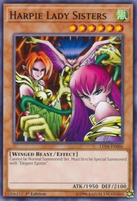 Harpie Lady Sisters [Legendary Duelists: Sisters of the Rose] [LED4-EN006] | Amazing Games TCG