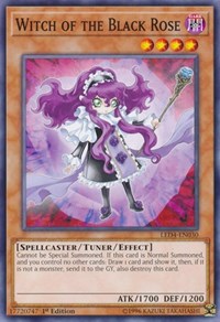 Witch of the Black Rose [Legendary Duelists: Sisters of the Rose] [LED4-EN030] | Amazing Games TCG