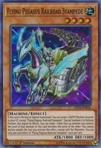 Flying Pegasus Railroad Stampede [Legendary Duelists: Sisters of the Rose] [LED4-EN036] | Amazing Games TCG