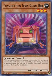 Construction Train Signal Red [Legendary Duelists: Sisters of the Rose] [LED4-EN043] | Amazing Games TCG