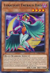 Lunalight Emerald Bird [Legendary Duelists: Sisters of the Rose] [LED4-EN046] | Amazing Games TCG