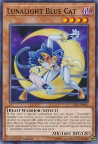 Lunalight Blue Cat [Legendary Duelists: Sisters of the Rose] [LED4-EN050] | Amazing Games TCG