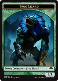 Frog Lizard Token [Ravnica Allegiance Tokens] | Amazing Games TCG