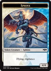 Sphinx Token [Ravnica Allegiance Tokens] | Amazing Games TCG