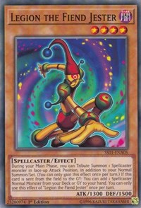 Legion the Fiend Jester [Speed Duel Decks: Destiny Masters] [SS01-ENA05] | Amazing Games TCG