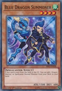 Blue Dragon Summoner [Speed Duel Decks: Destiny Masters] [SS01-ENA08] | Amazing Games TCG