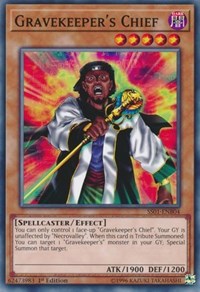 Gravekeeper's Chief [Speed Duel Decks: Destiny Masters] [SS01-ENB04] | Amazing Games TCG