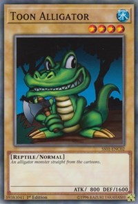 Toon Alligator [Speed Duel Decks: Destiny Masters] [SS01-ENC02] | Amazing Games TCG