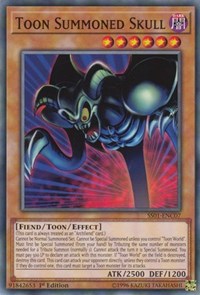 Toon Summoned Skull [Speed Duel Decks: Destiny Masters] [SS01-ENC07] | Amazing Games TCG