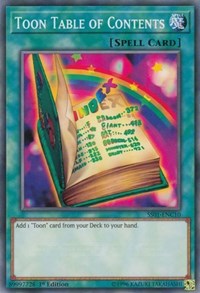 Toon Table of Contents [Speed Duel Decks: Destiny Masters] [SS01-ENC10] | Amazing Games TCG