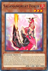 Salamangreat Foxer [Structure Deck: Soulburner] [SDSB-EN013] | Amazing Games TCG