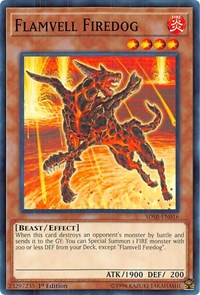 Flamvell Firedog [Structure Deck: Soulburner] [SDSB-EN016] | Amazing Games TCG