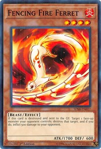 Fencing Fire Ferret [Structure Deck: Soulburner] [SDSB-EN017] | Amazing Games TCG