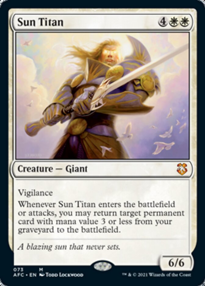 Sun Titan [Dungeons & Dragons: Adventures in the Forgotten Realms Commander] | Amazing Games TCG