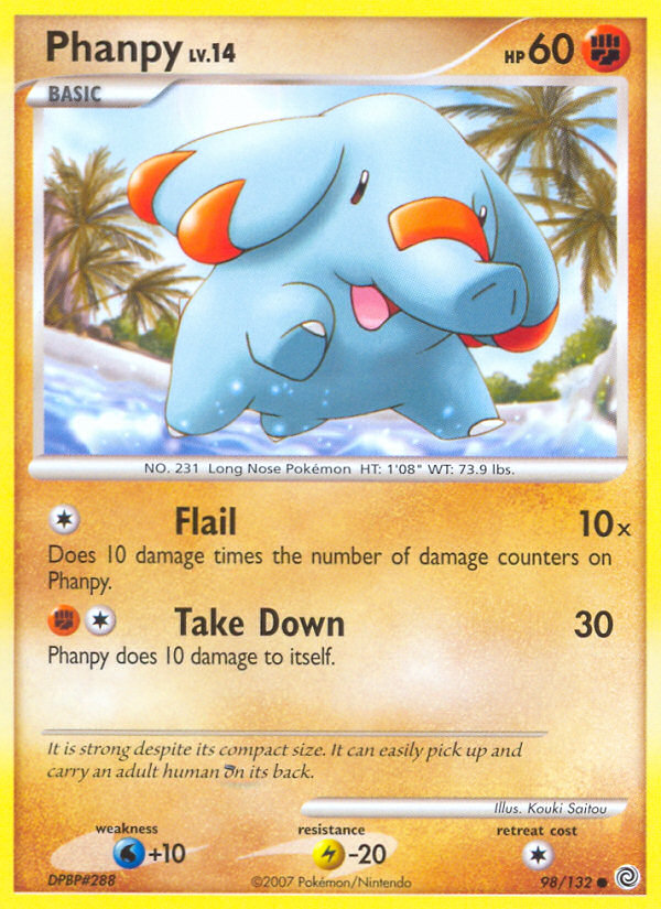 Phanpy (98/132) [Diamond & Pearl: Secret Wonders] | Amazing Games TCG