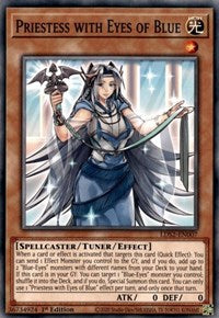 Priestess with Eyes of Blue [LDS2-EN007] Common | Amazing Games TCG