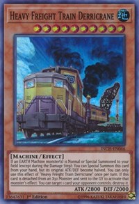 Heavy Freight Train Derricrane [The Infinity Chasers] [INCH-EN046] | Amazing Games TCG