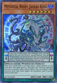 Mythical Beast Jackal King [The Infinity Chasers] [INCH-EN048] | Amazing Games TCG