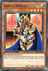 King's Knight [Speed Duel: Arena of Lost Souls] [SBLS-EN005] | Amazing Games TCG