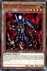 Decayed Commander [Speed Duel: Arena of Lost Souls] [SBLS-EN032] | Amazing Games TCG