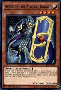 Defender, the Magical Knight [Structure Deck: Order of the Spellcasters] [SR08-EN007] | Amazing Games TCG